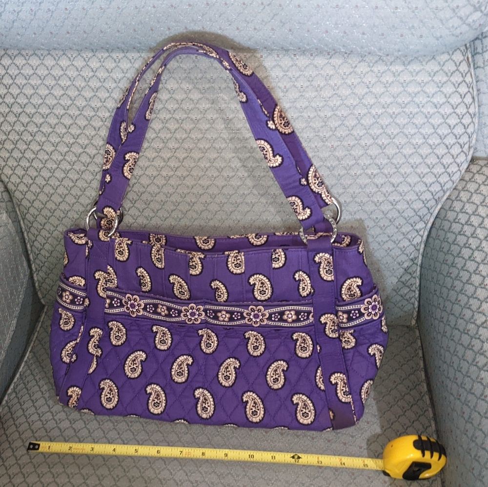💜Vera Bradley Purple Paisley Simply Violet Retired Purse